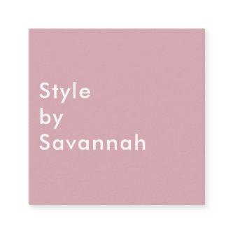 Modern pastel rose and mint chic fashion blogger square