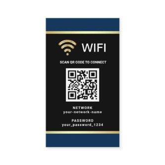 Modern Personalized QR Code Wifi Network Password