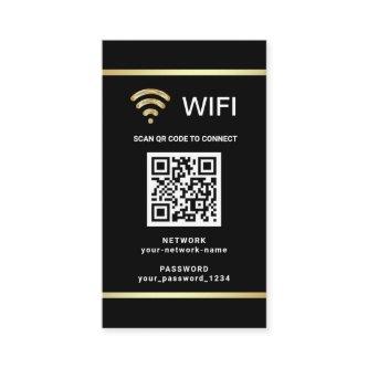 Modern Personalized QR Code Wifi Network Password