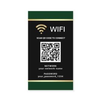 Modern Personalized QR Code Wifi Network Password