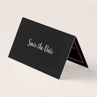 Modern Photo Calendar Save The Date Card
