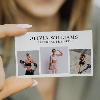 Modern Photo Collage Personal Trainer Fitness