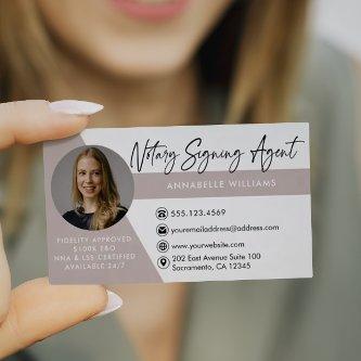 Modern Photo Notary Signing Agent