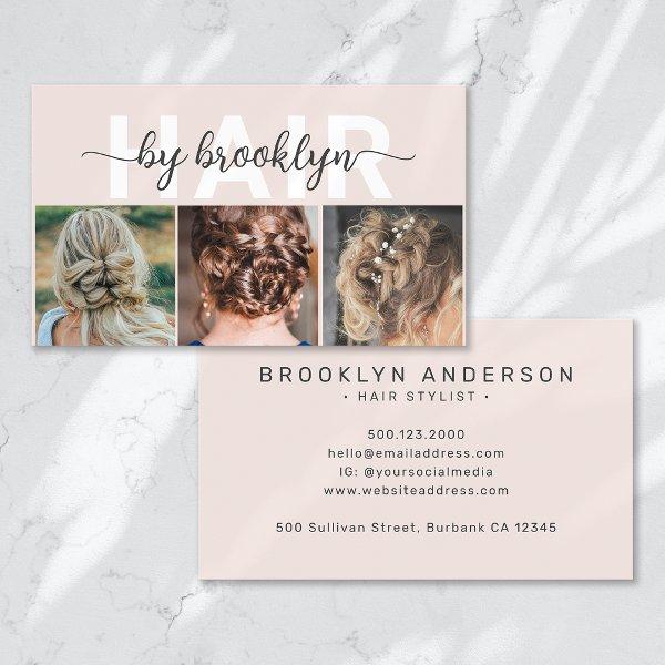Modern Photo Typography Hair Stylist