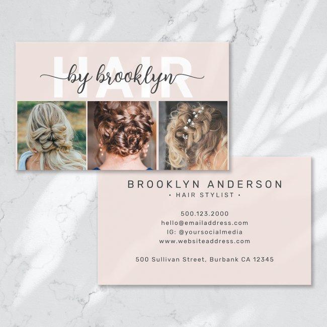 Modern Photo Typography Hair Stylist