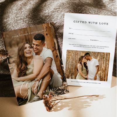 Modern Photography Gift Certificate | Gift Card