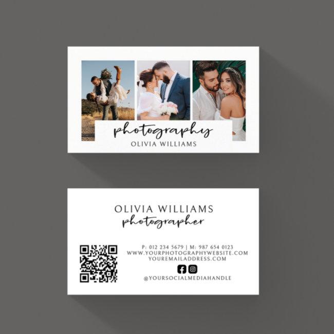 Modern Photography Photo Collage QR Code
