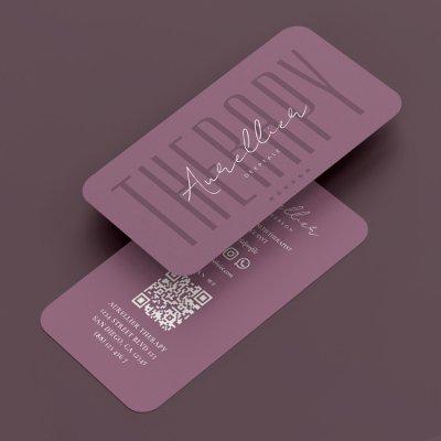 Modern Physical Therapist Dusty Pink Script
