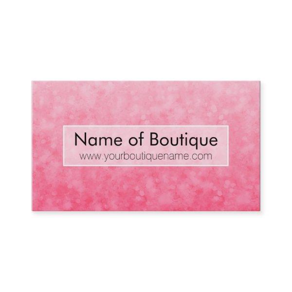 Modern Pink Fashion Boutique Soft Chic Bokeh