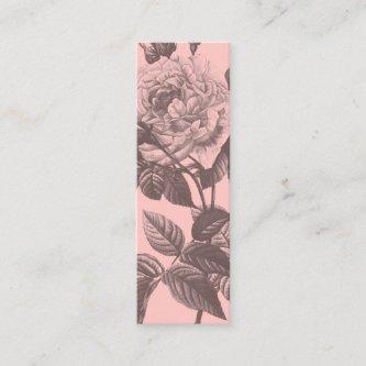 Modern pink floral rose flowers girly chic florist mini