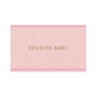 Modern Pink Gold Calligraphy Script Template Chic