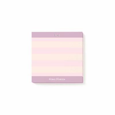 Modern Pink Office School Teacher Mom Student Post-it Notes