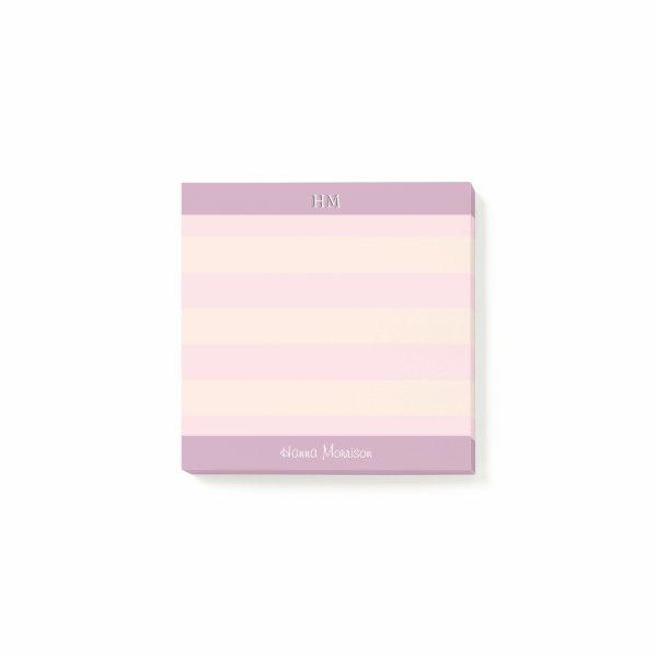 Modern Pink Office School Teacher Mom Student Post-it Notes