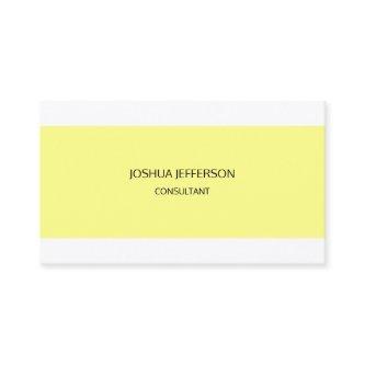 Modern Plain Minimalist Two Sided