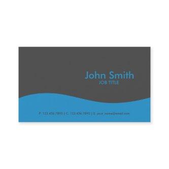 Modern Plain Simple Hi Tech Blue