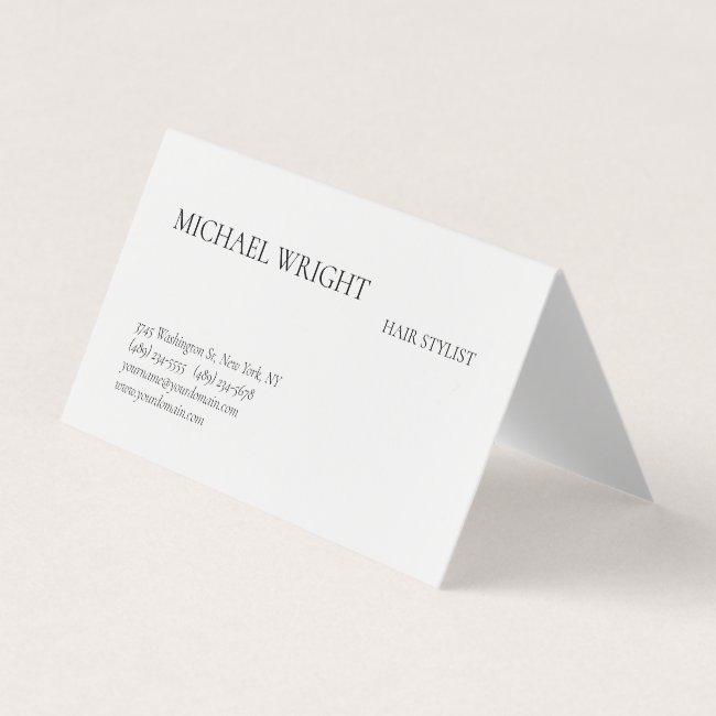 Modern Plain Simple Minimalist