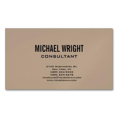 Modern Plain Simple Minimalist  Magnet