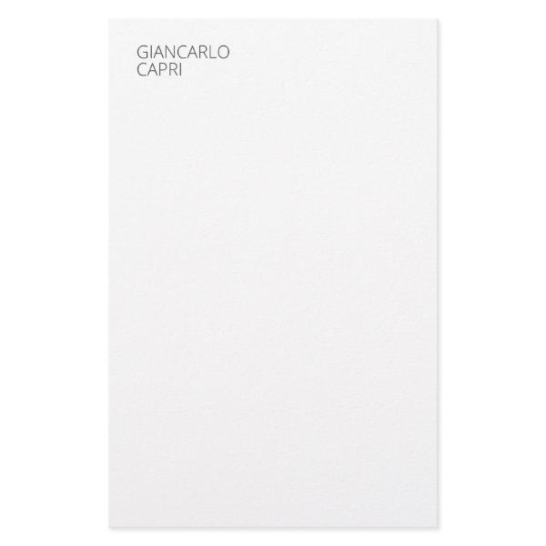 Modern Plain Simple Minimalist Elegant Capital Stationery