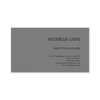 Modern Plain Simple Minimalist Gray Black