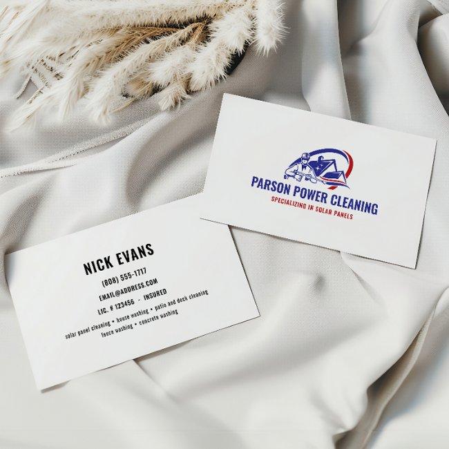 Modern Power Cleaning Logo