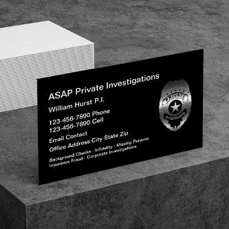 Modern Private Investigator Theme