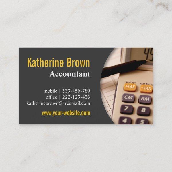 Modern, Professional, Accountant, Tax, Calculator