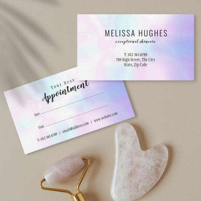 Modern Professional Appointment Reminder Card