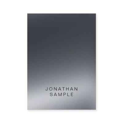 Modern Professional Black And White Elegant Plain