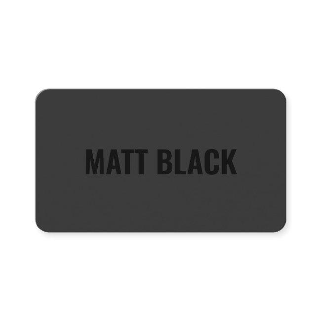 Modern professional black and white simple elegant