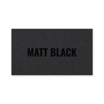 Modern professional black kraft simple elegant