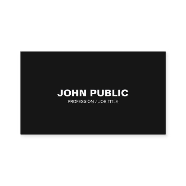 Modern Professional Black White Elegant Clean