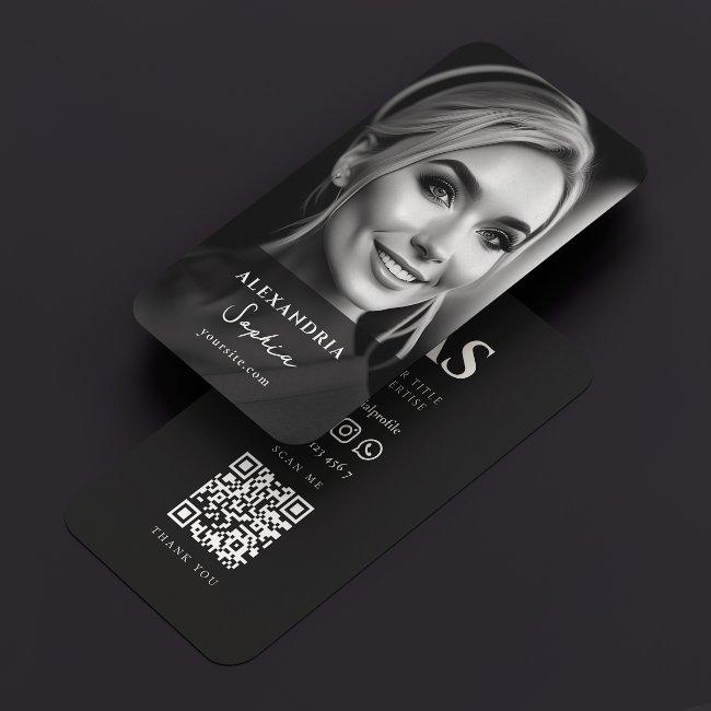 Modern Professional Black White Photo Transparent