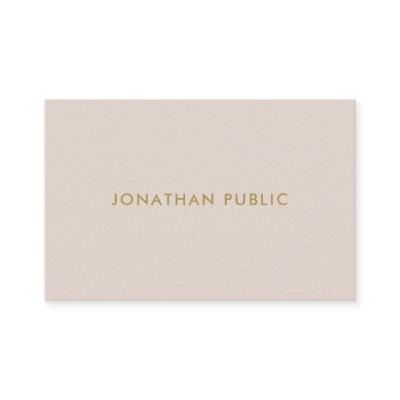 Modern Professional Chic Minimalistic Template