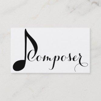 Modern Professional Composer Music Notes Musician