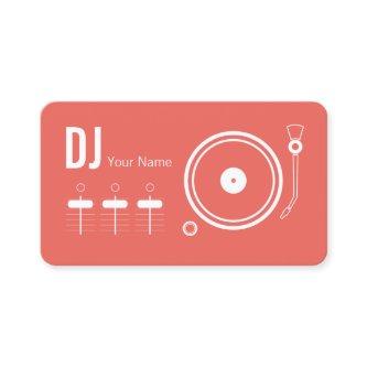 Modern professional DJ record player cover