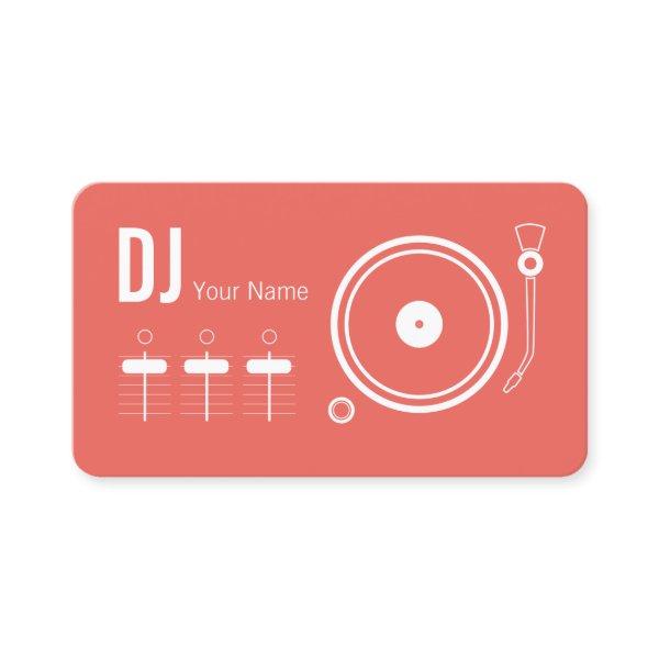 Modern professional DJ record player cover