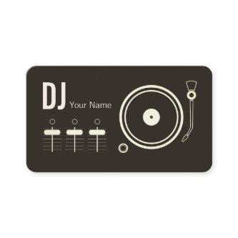 Modern professional DJ record player cover
