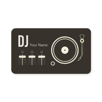 Modern professional DJ record player cover