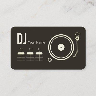 Modern professional DJ record player cover