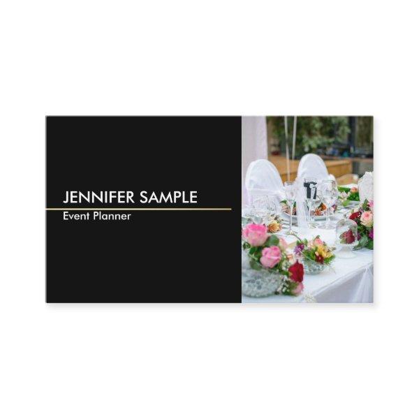 Modern Professional Elegant Black and Gold Color