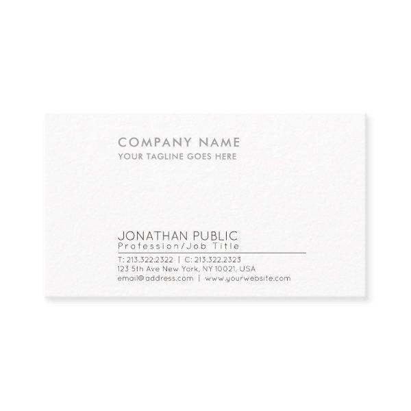 Modern Professional Elegant Corporate Chic Plain