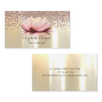 Modern Professional  Elegant,Diamonds,Lotus