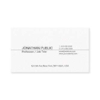 Modern Professional Elegant Minimalist Template