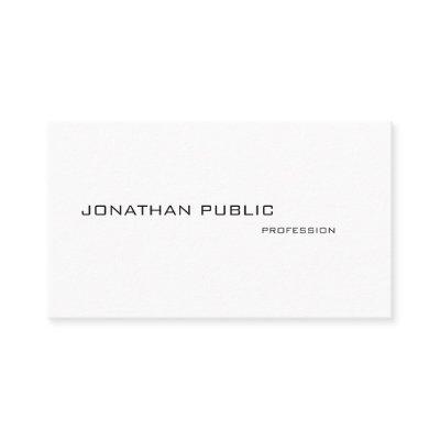 Modern Professional Elegant Simple Cool Minimalist