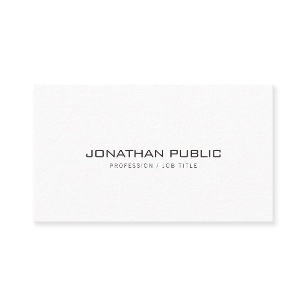 Modern Professional Elegant Simple Plain