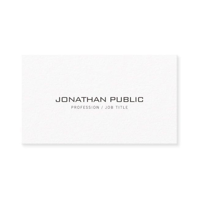 Modern Professional Elegant Simple Plain