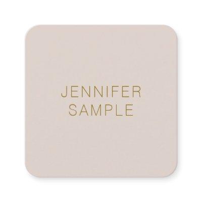 Modern Professional Elegant Simple Template Square