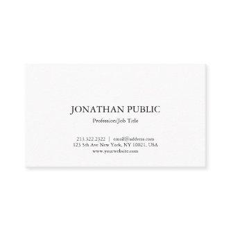 Modern Professional Elegant White Simple Plain