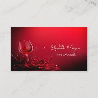 Modern Professional Elegant Wine Glass Red