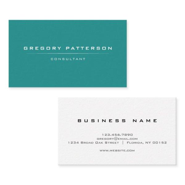 Modern Professional Green Minimalistic